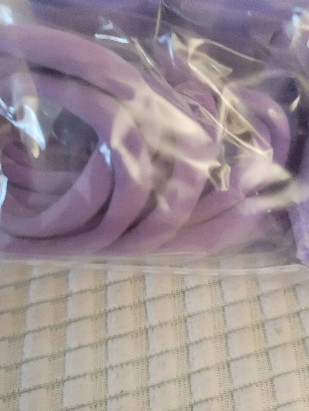 Lavender Hair Accessory Set - Flower Clip & Headband And Hair Ties